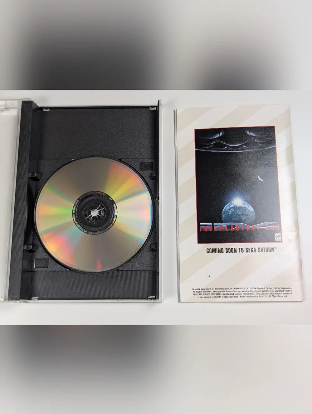 Die Hard Trilogy Sega Saturn CIB Longbox Manual Light Gun Compatible Pristine